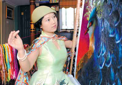 Her mighty needle sets her apart, with style