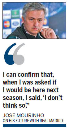 Mourinho might be on way out