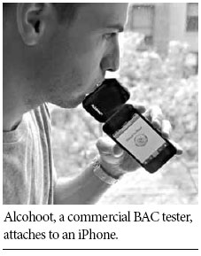 Imbibe, then test, with care