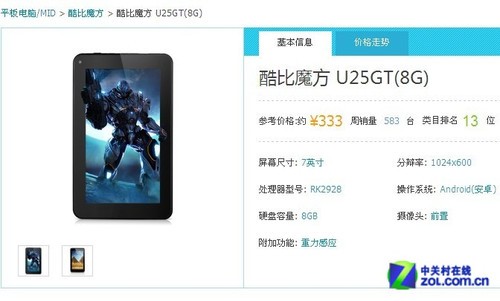 最多每周銷(xiāo)售超千件 淘寶最熱銷(xiāo)國(guó)產(chǎn)平板