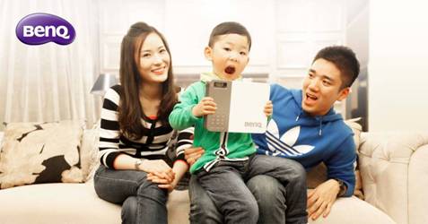 婦女節溫馨送明基微投為她添置家的投影機