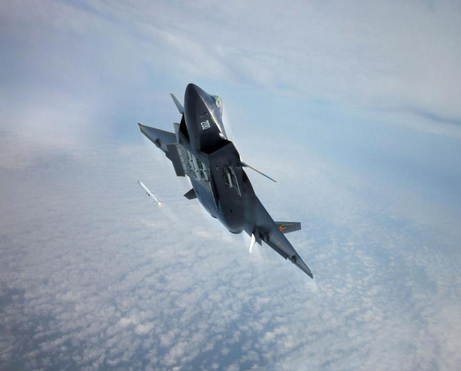 驚艷！網友繪制殲-20戰機發射空空導彈猛圖