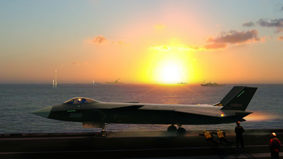 驚艷！網友繪制殲-20戰機發射空空導彈猛圖