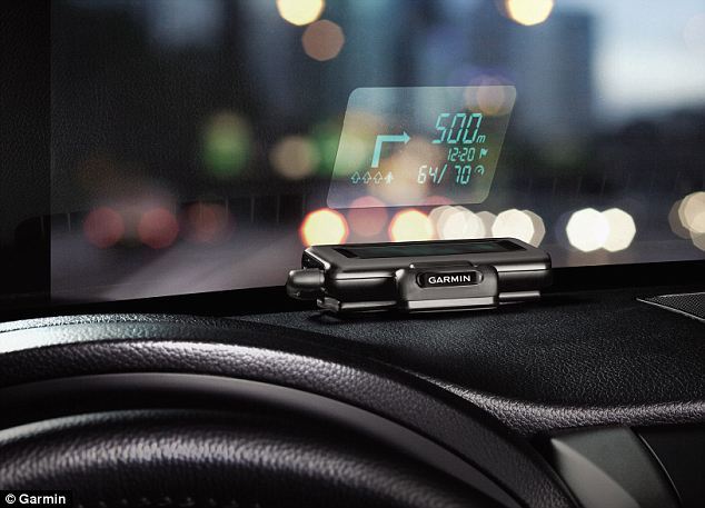 車載導航新方式：把導航信息投到擋風玻璃上