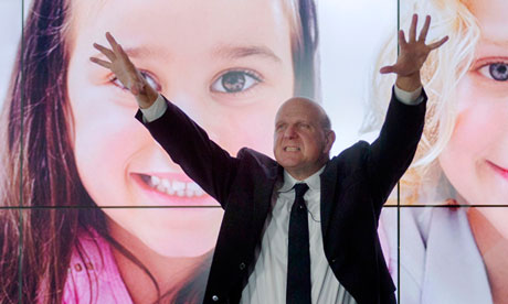 衛(wèi)報(bào)：微軟老板史蒂夫·鮑爾默將在12個(gè)月內(nèi)將退休