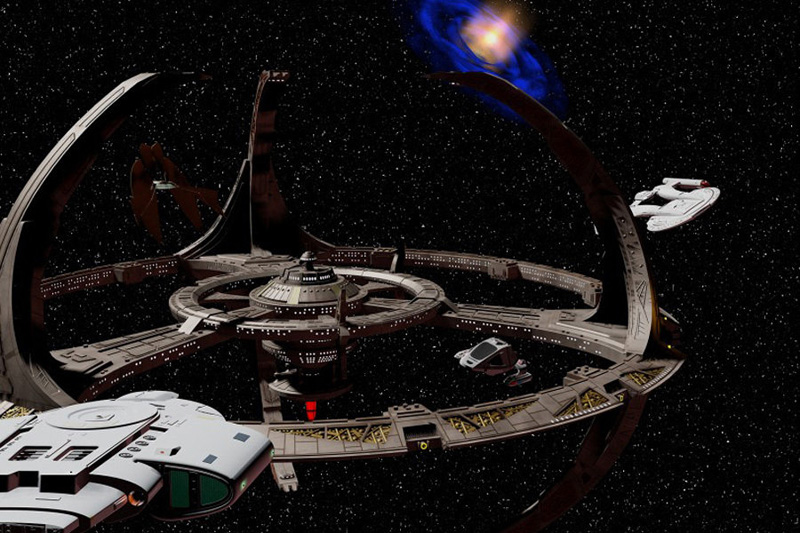 震撼！科幻電影中宏偉空間站(組圖)