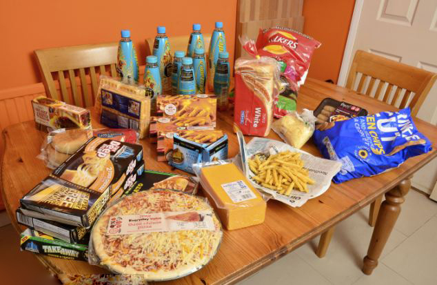 英食物恐懼癥女子吃16年垃圾食品(組圖)