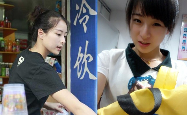 民間平凡“西施”美貌PK