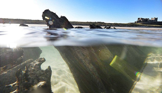 英古堡附近現百年前神秘遇難船(組圖)