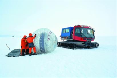機器人“大球”南極漫游探測(圖)