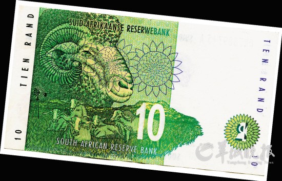 各國貨幣上的動物：南非蘭特上的非洲五霸(組圖)
