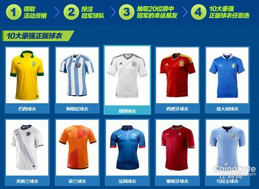 競猜世界杯冠軍 網易彩票送真品球衣