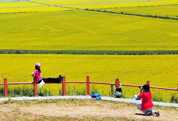 Tourists arrive in Qinghai as summer holiday season starts