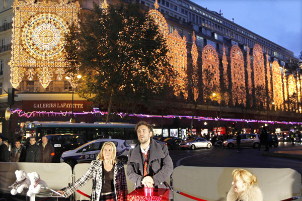 Christmas lights charms Paris