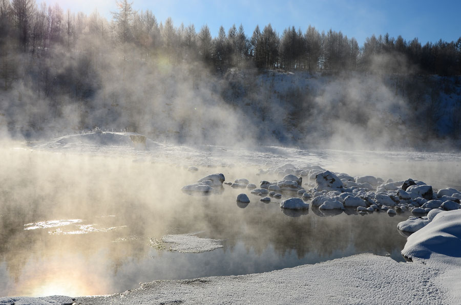 Arxan's 'ice-free' fairytale river