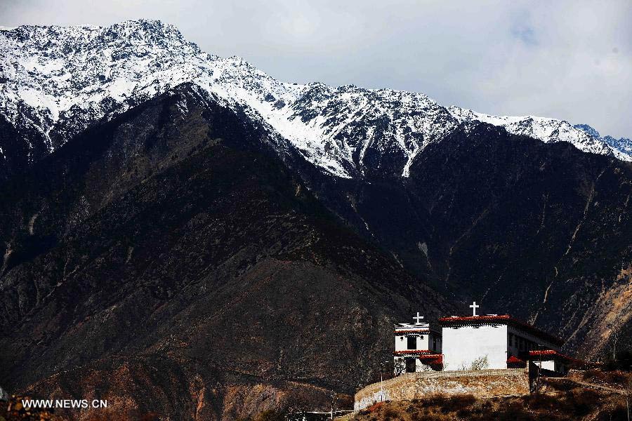 The only catholic church in use in Tibet