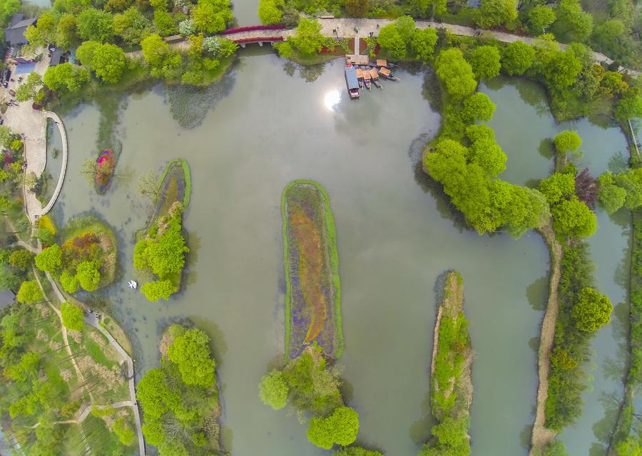 Amazing aerial scenery of China's Hangzhou