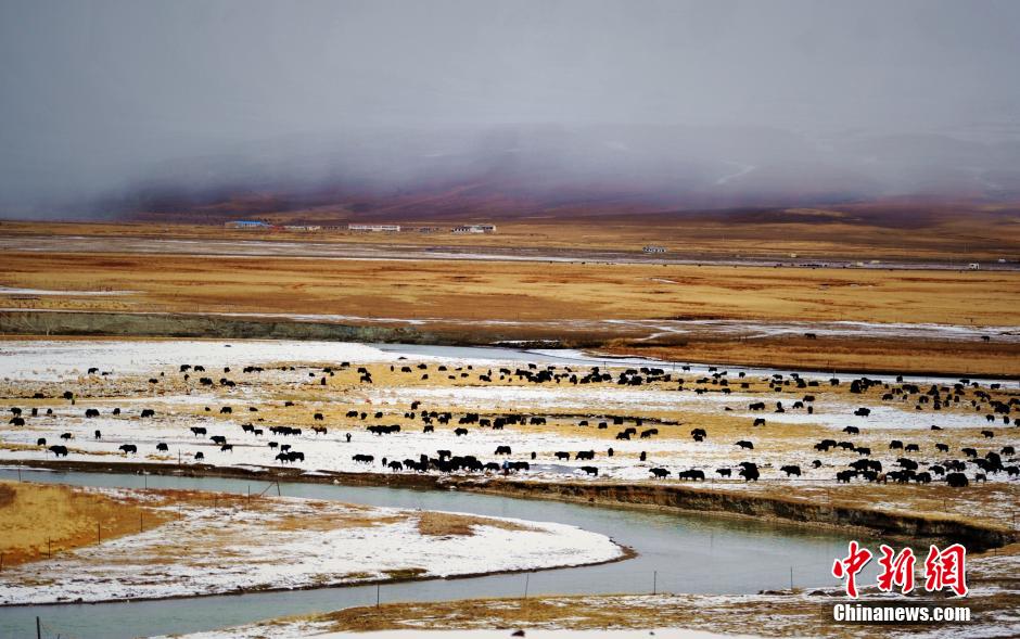 Beautiful scenery along the Qinghai-Tibet Highway