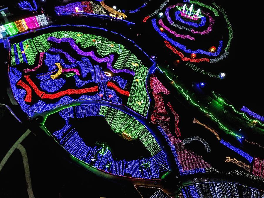 Light festival kicks off in SW China's Guizhou