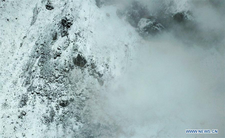 Extraordinary scenery of sea of clouds in NW China's Gansu