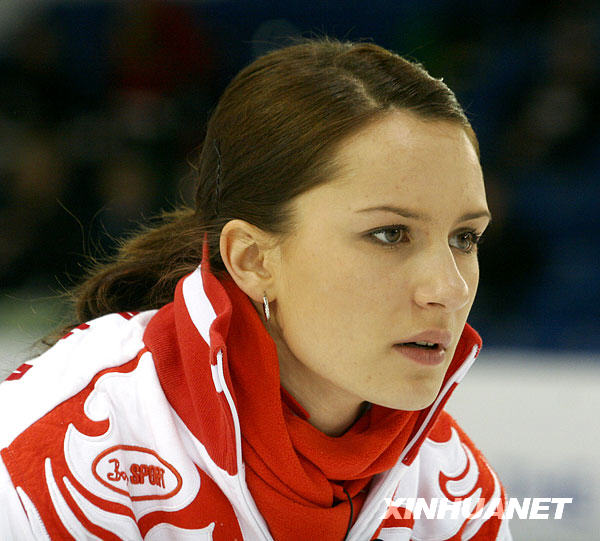 冰壺世錦賽上的美麗“風景”