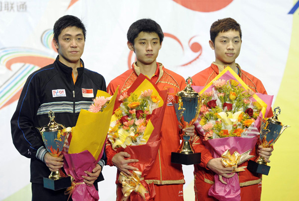 亞洲杯中國攬男女單冠軍 張繼科劉詩雯稱王封后