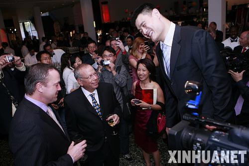 姚明基金會舉行盛大募款晚宴