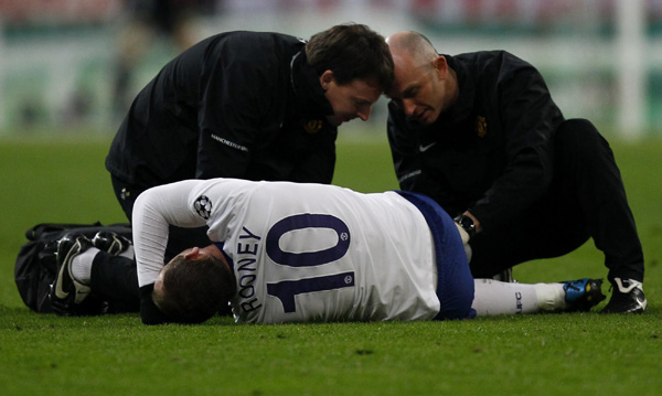 魯尼腳踝受傷恐缺陣兩周 錯過與切爾西之戰