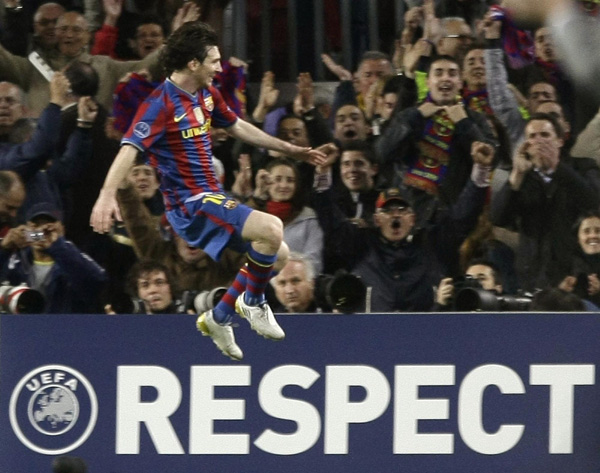 梅西獨中四元 巴薩大勝阿森納 國米1:0中央陸軍