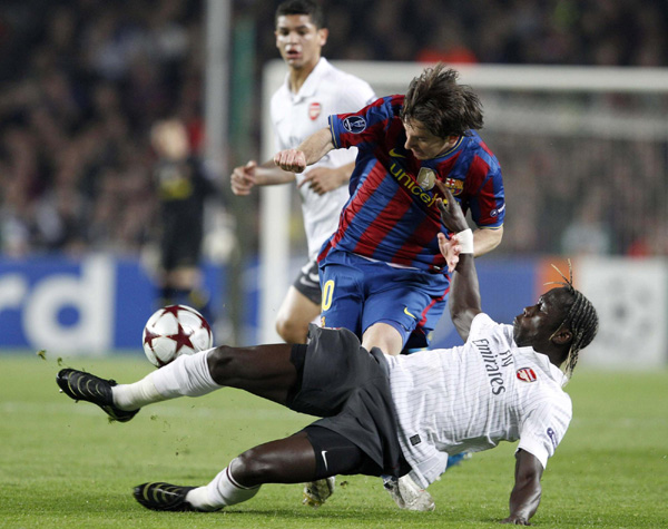 梅西獨中四元 巴薩大勝阿森納 國米1:0中央陸軍