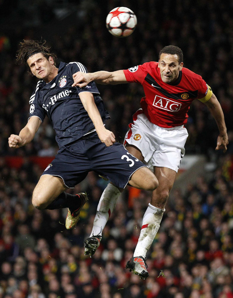 歐冠：拜仁連扳兩球 10人曼聯主場3:2出局