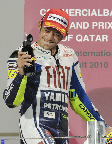 世界摩托車錦標賽卡塔爾站：MOTOGP羅西奪冠