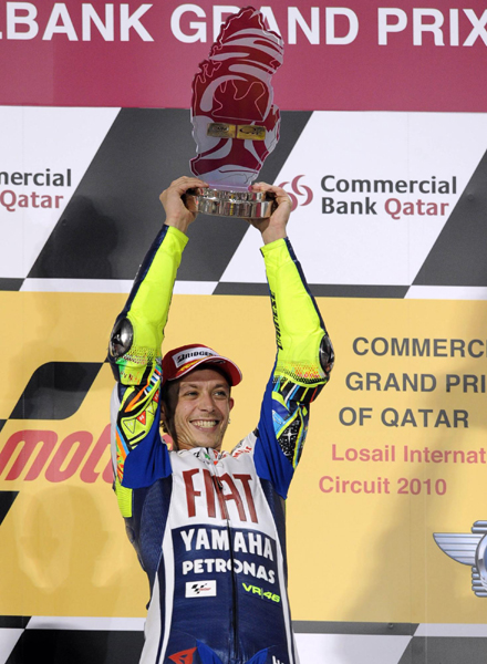 世界摩托車錦標賽卡塔爾站：MOTOGP羅西奪冠