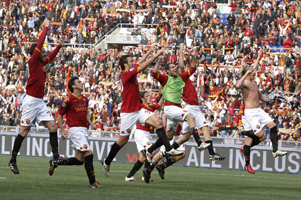 意甲：羅馬反超國米登頂 AC米蘭主場戰平