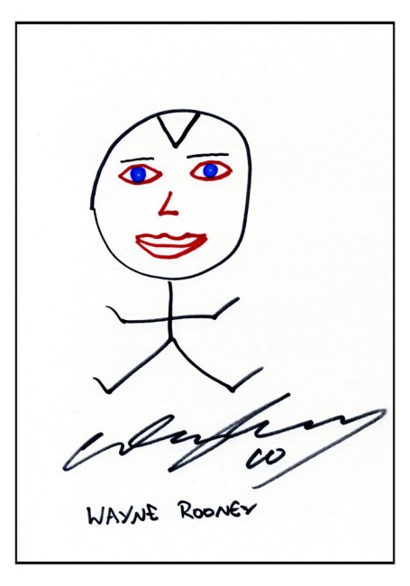 英超群星慈善自畫像