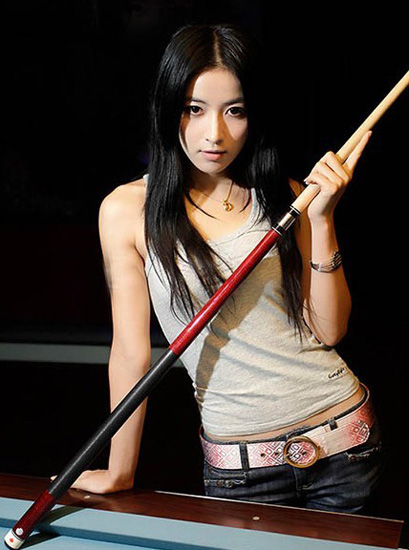 性感臺球寶貝秀寫真