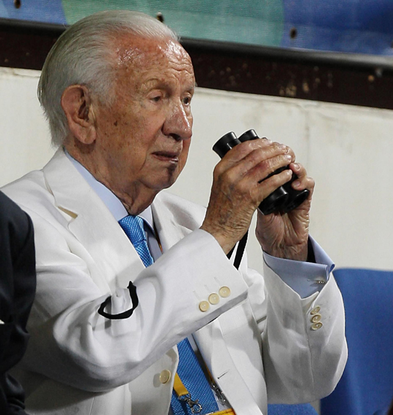 國際奧委會終身名譽主席薩馬蘭奇去世