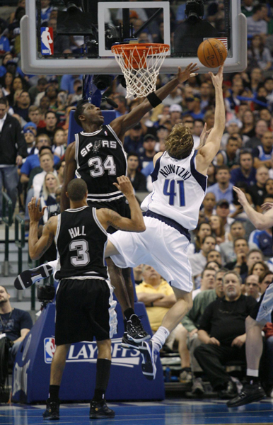 NBA季后賽：鄧肯25分 馬刺客場102:88屠小牛