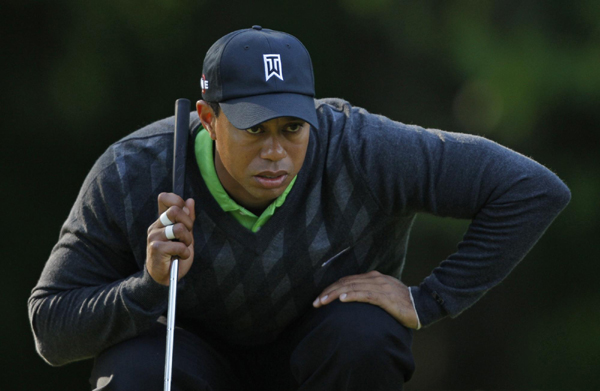 驚恐山谷錦標賽伍茲頻頻擊球下水 首輪僅獲74桿