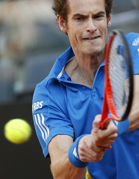 羅馬大師賽：納達爾強勢晉級 穆雷黯然出局