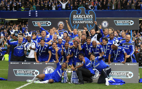 英超：切爾西力壓曼聯1分 第四次奪冠