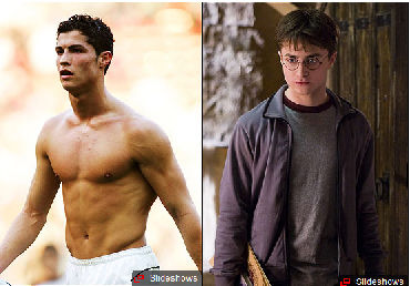 碩美身材征服好萊塢帥哥 “哈里波特”膜拜C羅