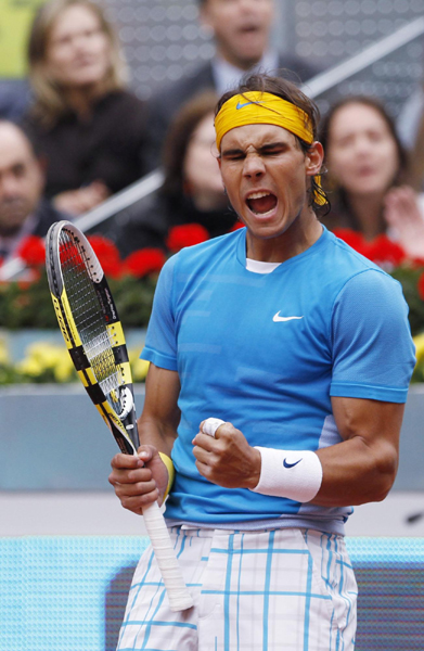 馬德里賽：納達(dá)爾苦戰(zhàn)過關(guān) 小威遭逆轉(zhuǎn)出局