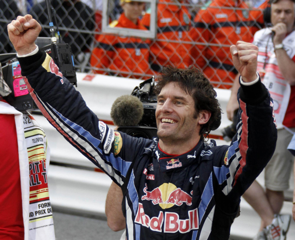 F1摩納哥站：韋伯奪冠