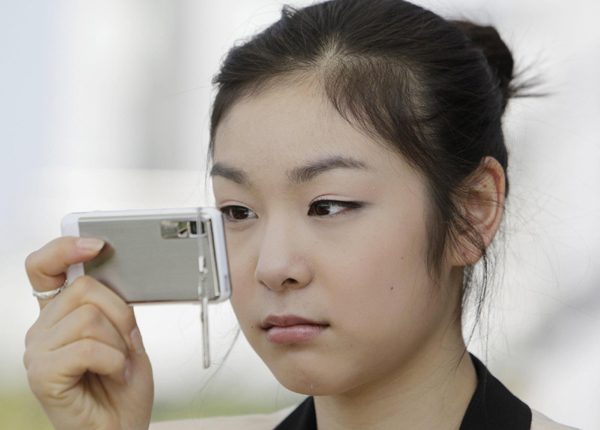 金妍兒綻放清新笑容