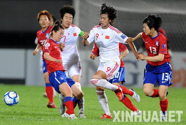中國(guó)女足險(xiǎn)平韓國(guó) 對(duì)手四次擊中門柱