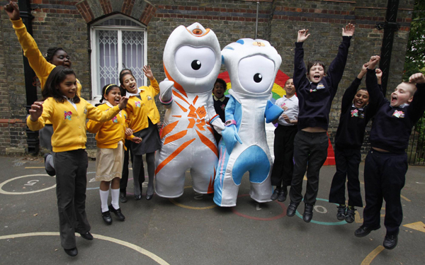 2012倫敦奧運(yùn)會與殘奧會吉祥物揭曉