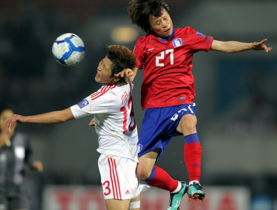 女足亞洲杯：中國隊0:0險平韓國隊