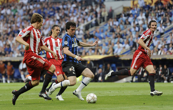 歐冠：米利托梅開二度 國米擒拜仁奪三冠王