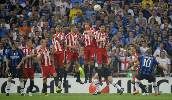 歐冠：米利托梅開二度 國米2:0擒拜仁奪三冠王